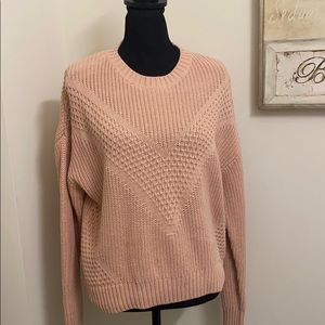 H&M Dusty Pink knit sweater Size M